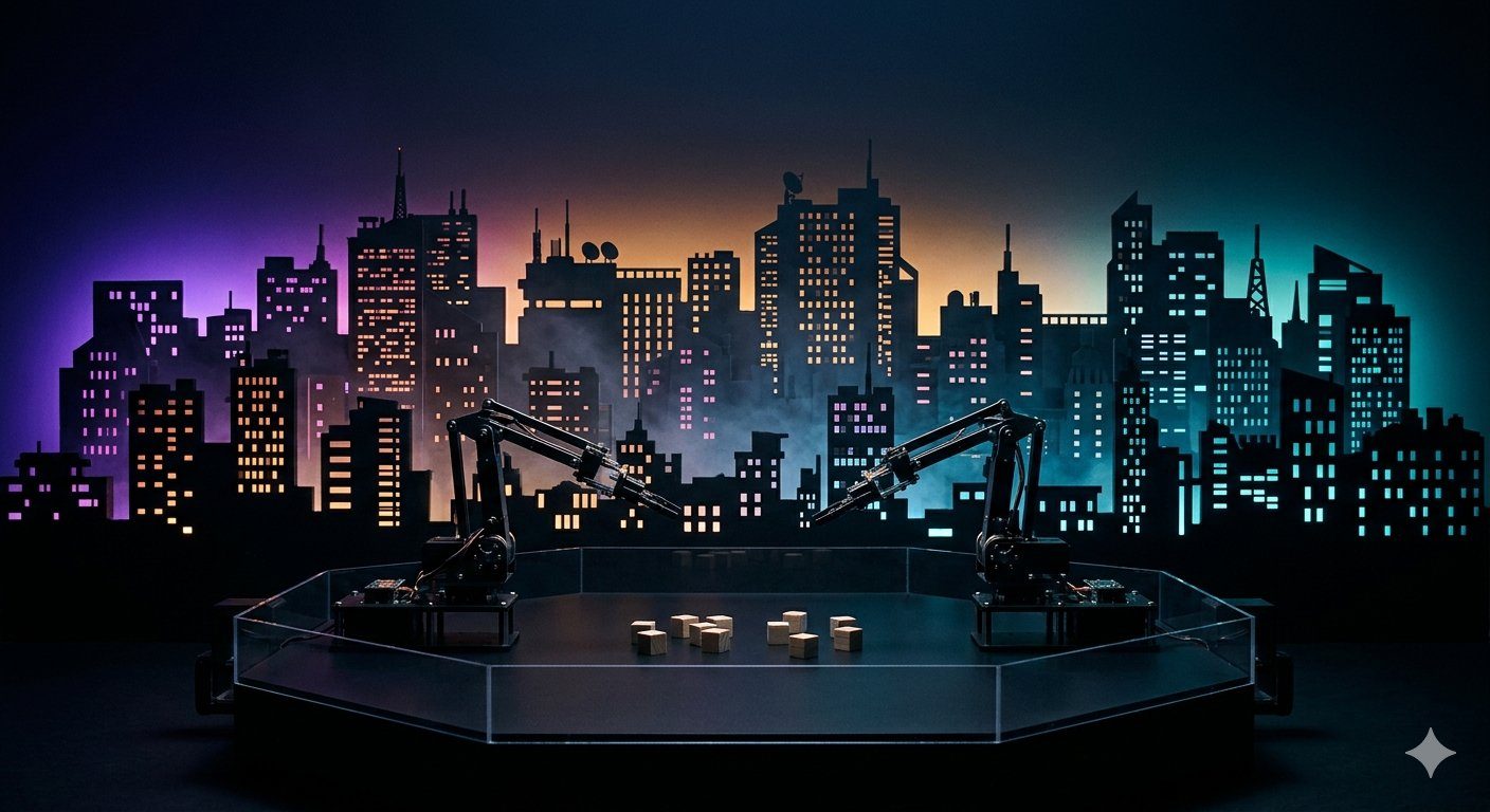 Cyberpunk arena concept