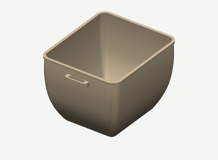 Bin 20x10x2 magnet pockets in its print orientation