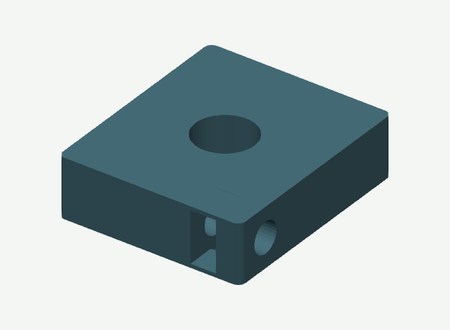 Left Slider outer in its print orientation