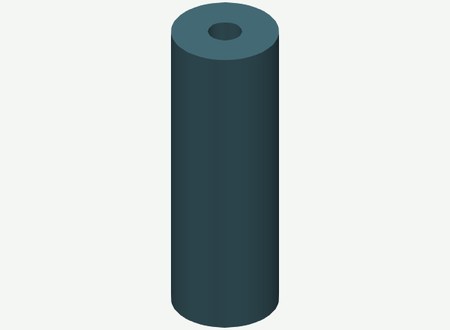 SP12 · Left Spacer cross member 40 in its print orientation