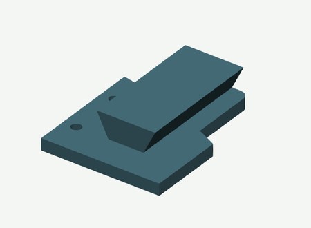 Lidar Base in its print orientation