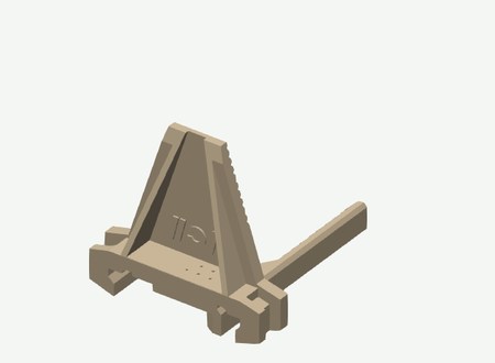 NC90 Right jaw extended rack in its print orientation