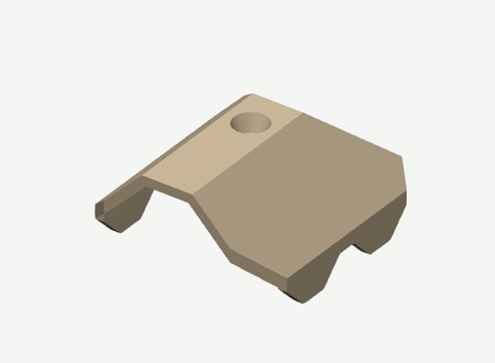 NC90 Right side shield in its print orientation