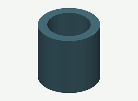 SP01 · Right Spacer road wheel 0 inner ID01 in its print orientation