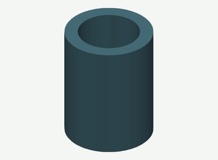 SP05 · Right Spacer tensioner inner ID05 in its print orientation