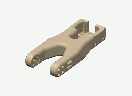 SO101 Upper arm cable clip in its print orientation