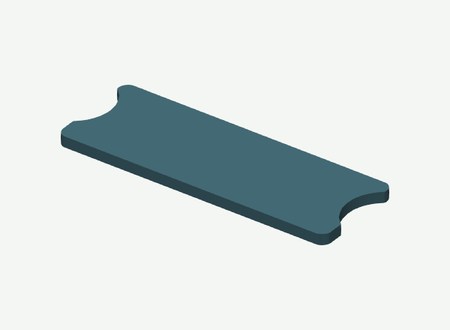XT30 insulating separator in its print orientation